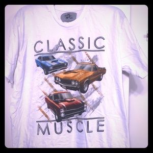 Ink Inc Classic Muscle Car Short Sleeve Shirt L